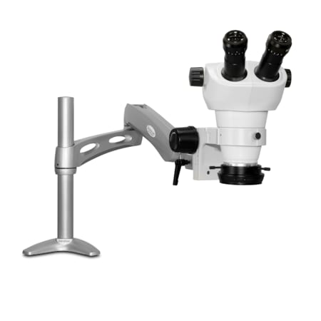 NZ Stereo Zoom Microscope And Polarized LED Light On Articulating Arm